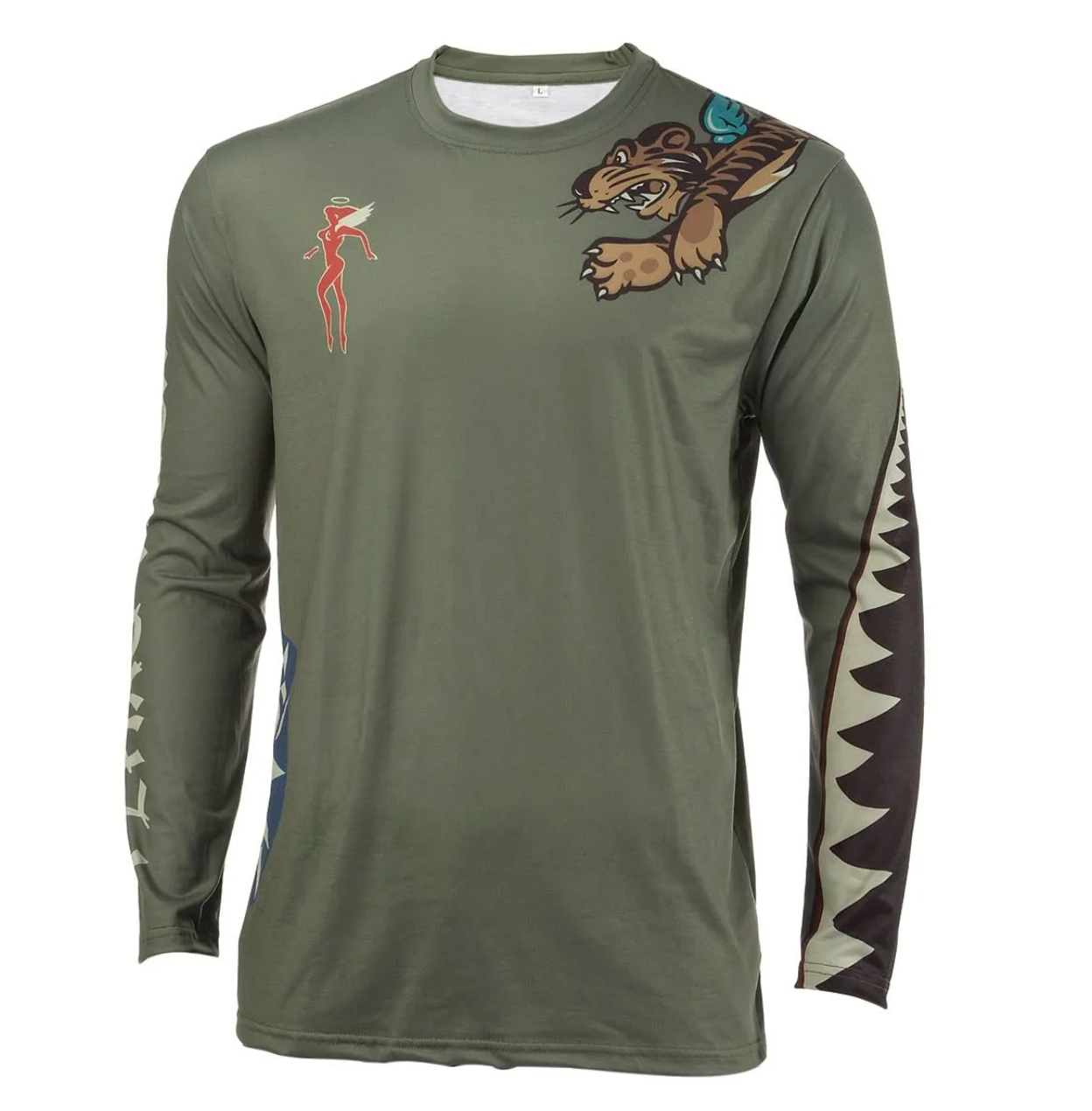 Flying Tigers Long-Sleeved Athletic ShirtÂ