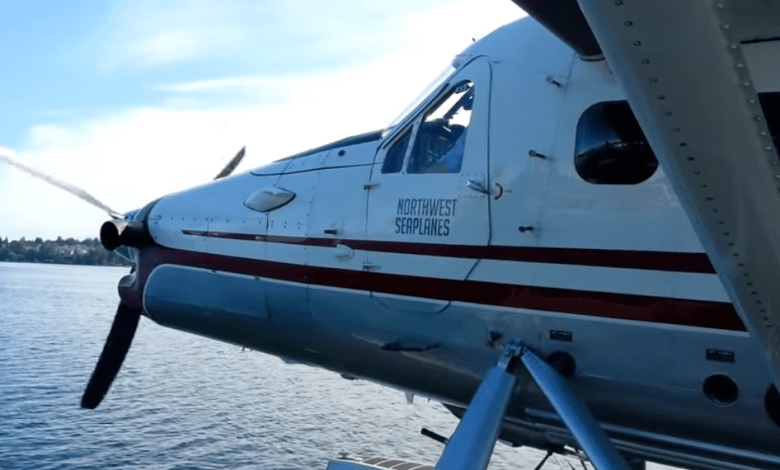 The accident airplane, a Northwest Seaplanes de Havilland DHC-3 Otter in 2016.