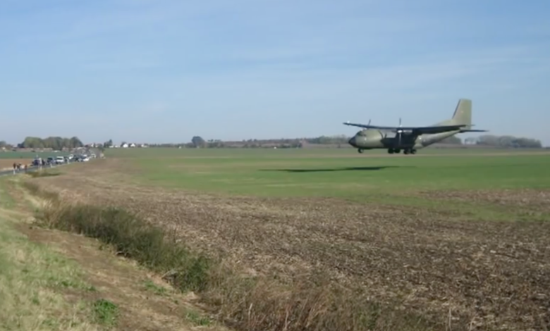 C-160 short landing