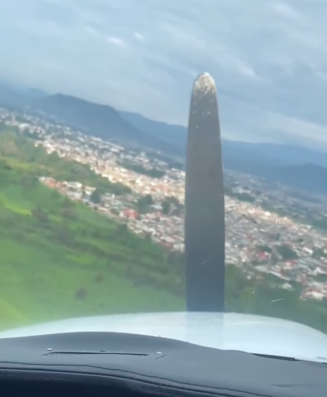 Video of deadstick landing