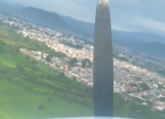 Video of deadstick landing