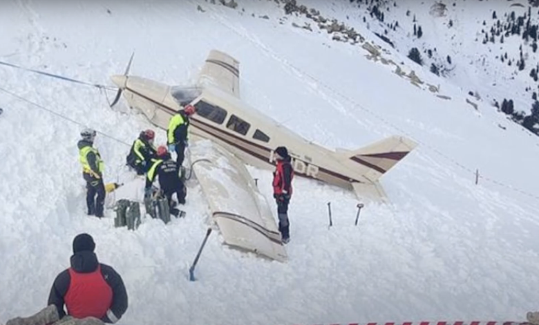Snowy crash