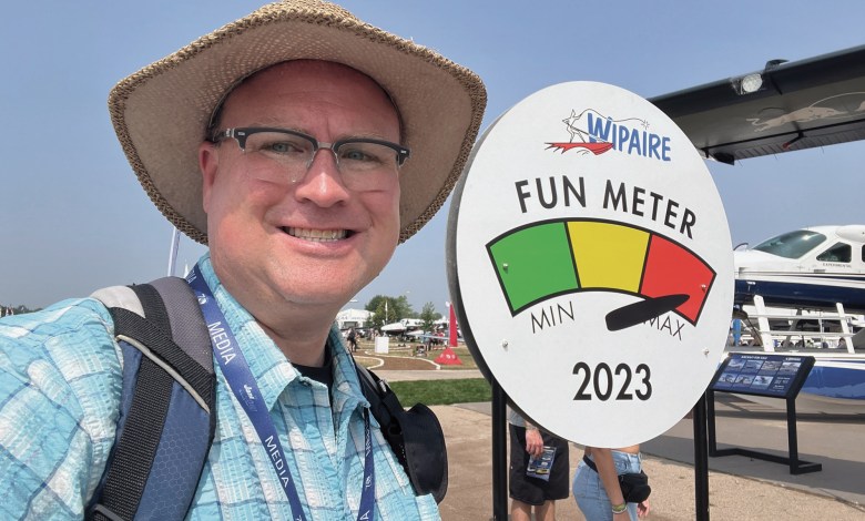 Jeremy King at AirVenture Oshkosh in 2023