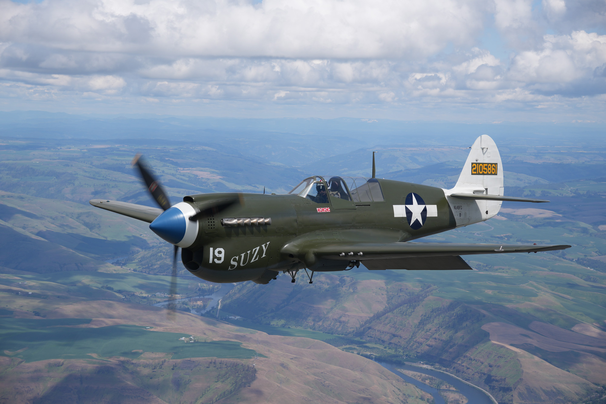 Hangar 180 looks to honor aviation history by keeping its collection of vintage warbirds in pristine condition. [Credit: Cayla McLeod]