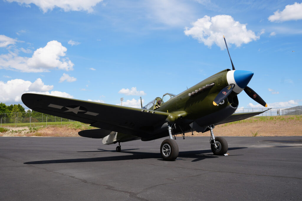 Hangar 180 looks to honor aviation history by keeping its collection of vintage warbirds in pristine condition. [Credit: Cayla McLeod]