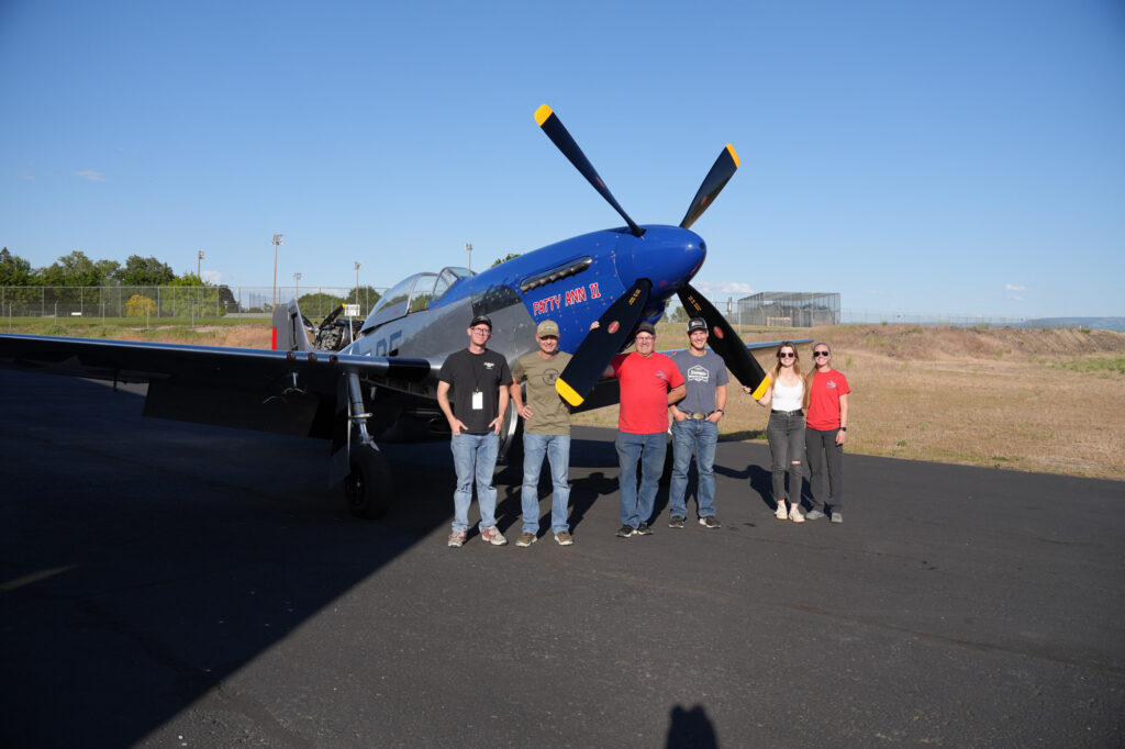 Hangar 180 looks to honor aviation history by keeping its collection of vintage warbirds in pristine condition. [Credit: Cayla McLeod]