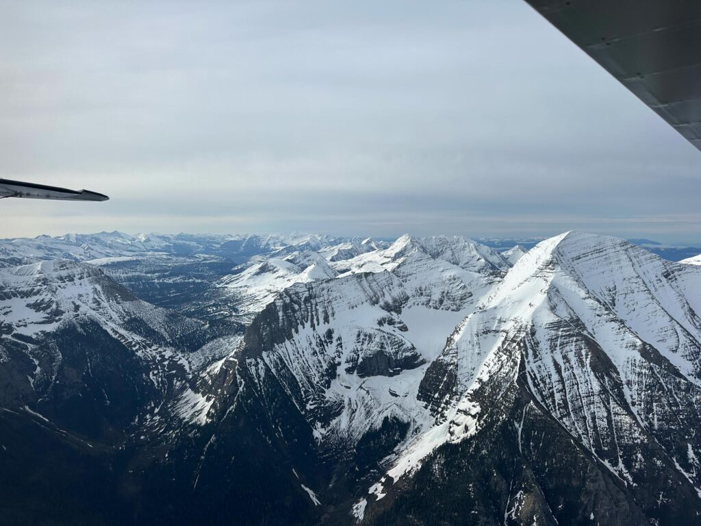 Glacier National Park is quite a sight to from above. [Cayla McLeod]