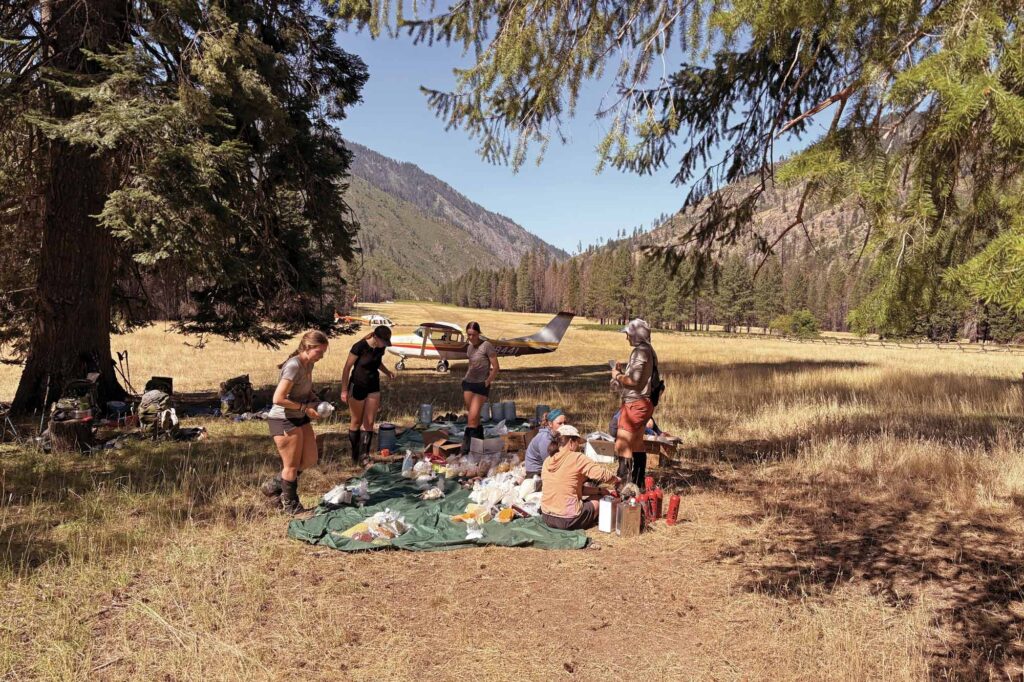 Foster flies friends, family, and clients to the backcountry to camp, fish, and hunt. [Credit: Cayla McLeod]