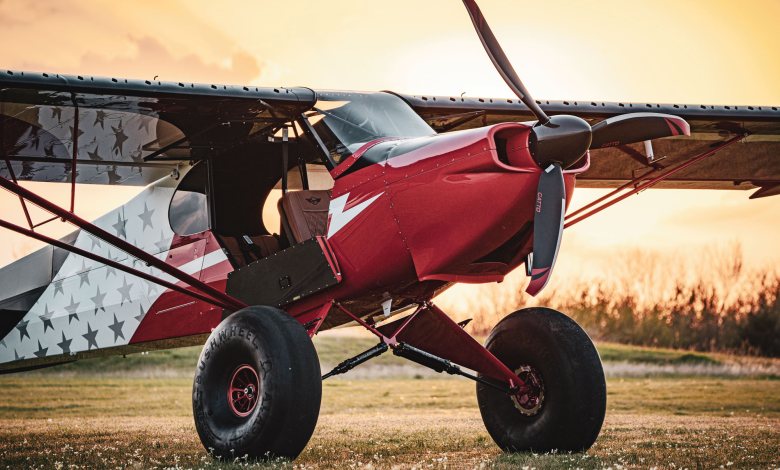 Aviation YouTuber Trent Palmer’s Legend Nomad was built in northeast Texas by the American Legend Aircraft Co. [Credit: Hunter Minke]