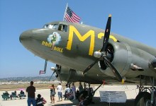 A Douglas C-53c Sky Trooper at the 2008 Camarillo AirShow [Credit: Wikimedia Commons]