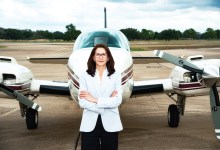 Shelly Lesikar deZevallos gives her father credit for teaching her to fly and instilling the values of work ethic and goal setting. [Credit: Shelly Lesikar deZevallos]