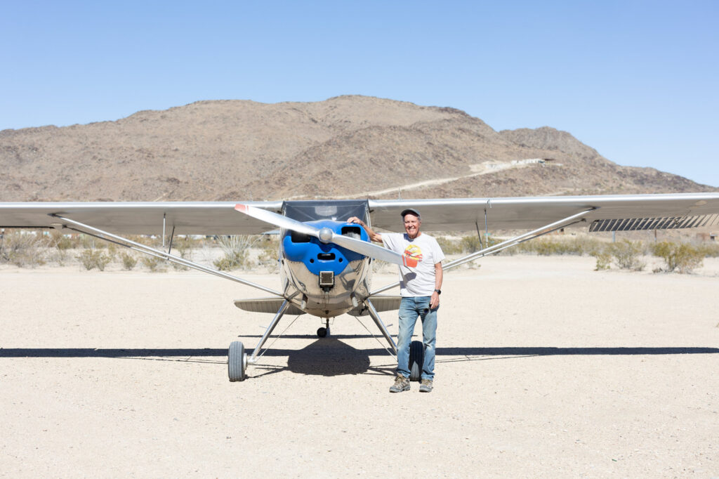 The Luscombe is one of the
couple’s many vintage taildraggers. The Rio Bravo Ranch serves as an excellent option for pilots looking for a West Texas retreat.