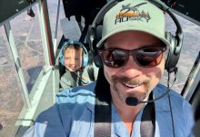 Matt Hofeldt enjoys flying the Husky as his personal adventure machine. [Credit: Matt Hofeldt]