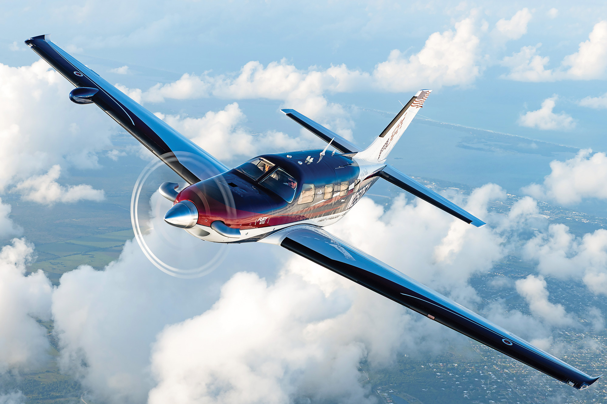The Piper M700 Fury is the newest model to take to the sky in Piper’s dynamic fleet. [Credit: Piper Aircraft]