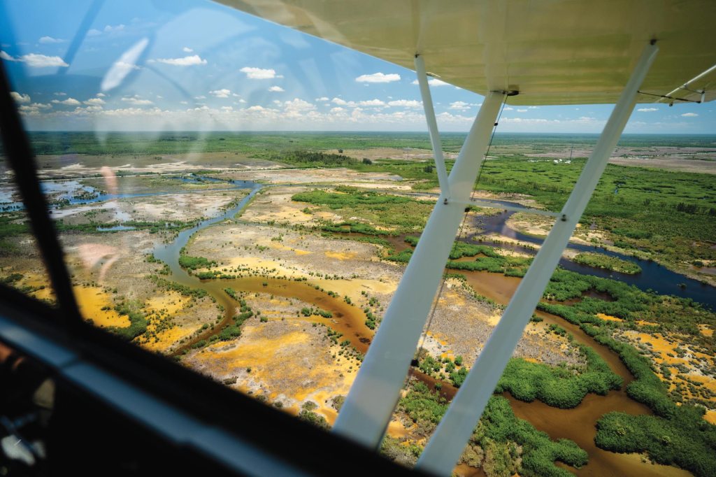 Flying across Everglades National Park offers breathtaking views of vast wetlands, winding waterways, and untouched wilderness stretching to the horizon. From alligators and wading birds to remote islands and mangrove forests, every flight reveals a unique perspective of one of America’s most remarkable natural landscapes. [Credit: Jon Whittle]