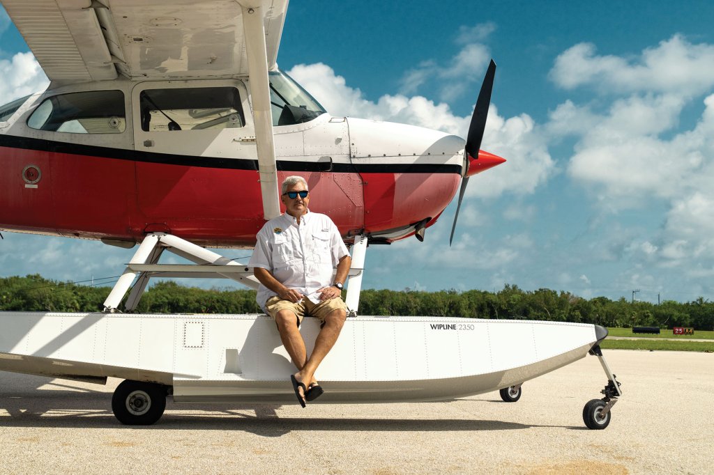 Keys Seaplanes owner and operator Nick Pontecorvo enjoys all that Florida has to offer and sharing that with his customers. [Credit: Jon Whittle]