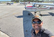 Amrat Chugani is one of Florida’s RAF represenatives. He enjoys flying and camping across the state. [Credit: Recreational Aviation Foundation]