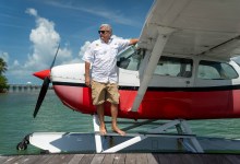 Nick Pontecorvo is a seaplane operator flying a Cessna 172. [Credit: Jon Whittle]