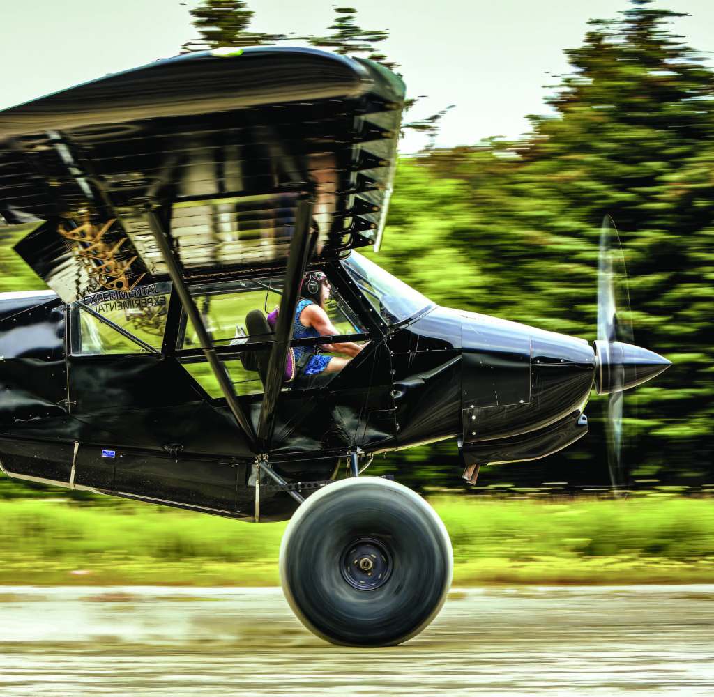 Stephanie Blanchard takes to the skies and backcountry of Alaska  in a variety of taildraggers. [Credit: Stephanie Blanchard]