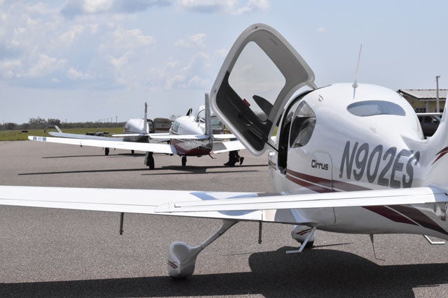 GA planes dropping off supplies after Hurricane Harvey