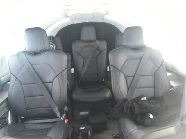 Fully-padded chairs in Cirrus Vision Jet