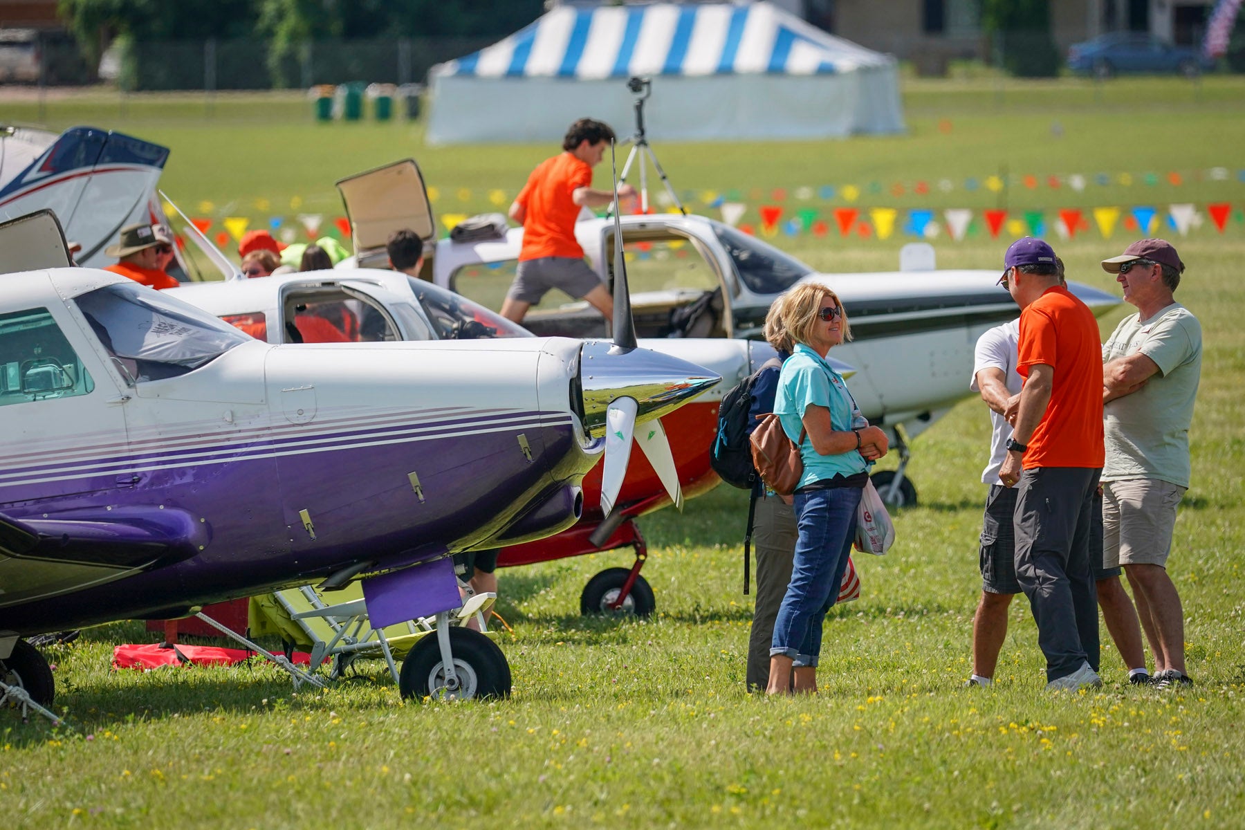 Mooney campers at EAA AirVenture Oshkosh 2019