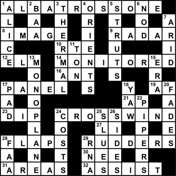 Crossword Key, October 2019