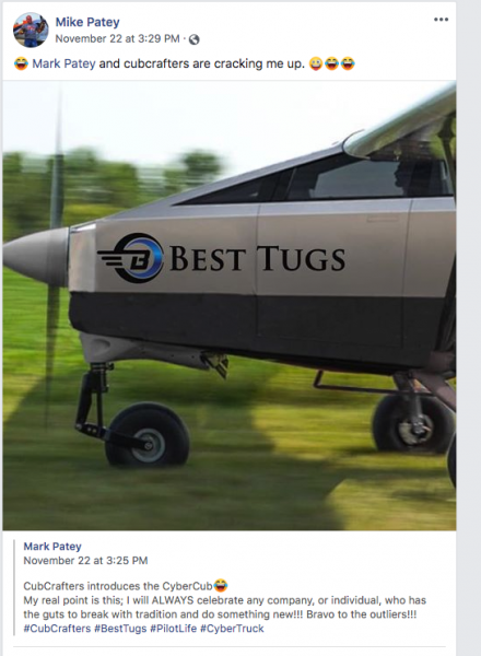 Mark Patey's "CyberCub" based off the Tesla Truck