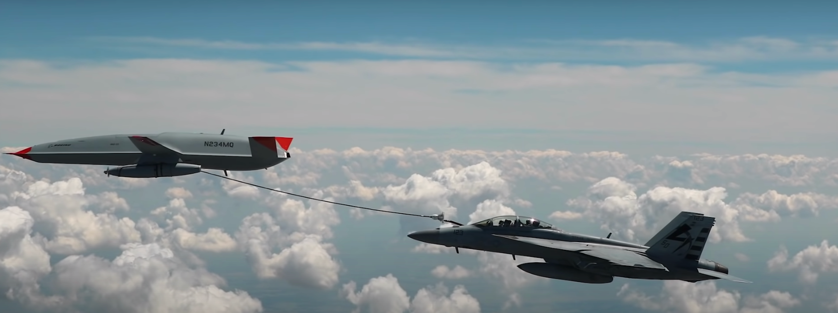 Boeing Does First Drone Aerial Refueling