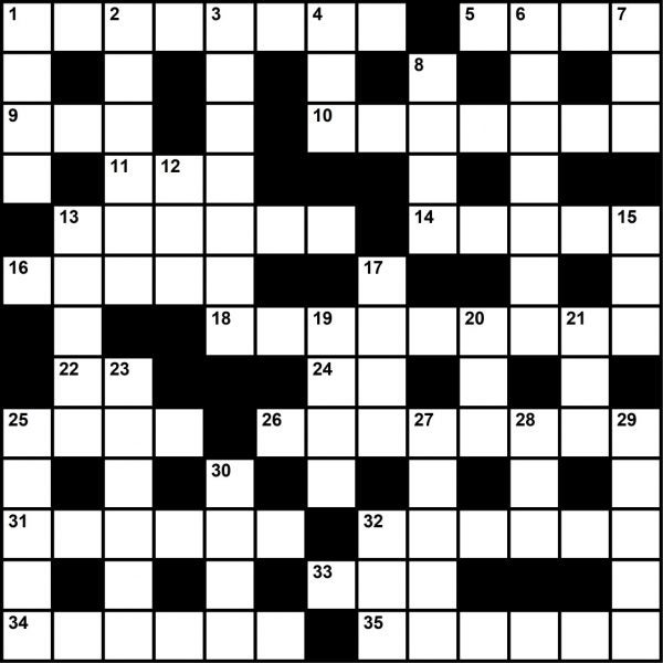 September 2021 Crossword Puzzle
