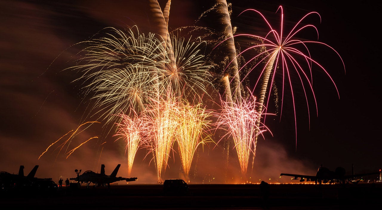 EAA AirVenture Oshkosh Night Air Show 2022