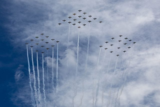 Vans RV Fly Over - Oshkosh AirVenture Tuesday 2022
