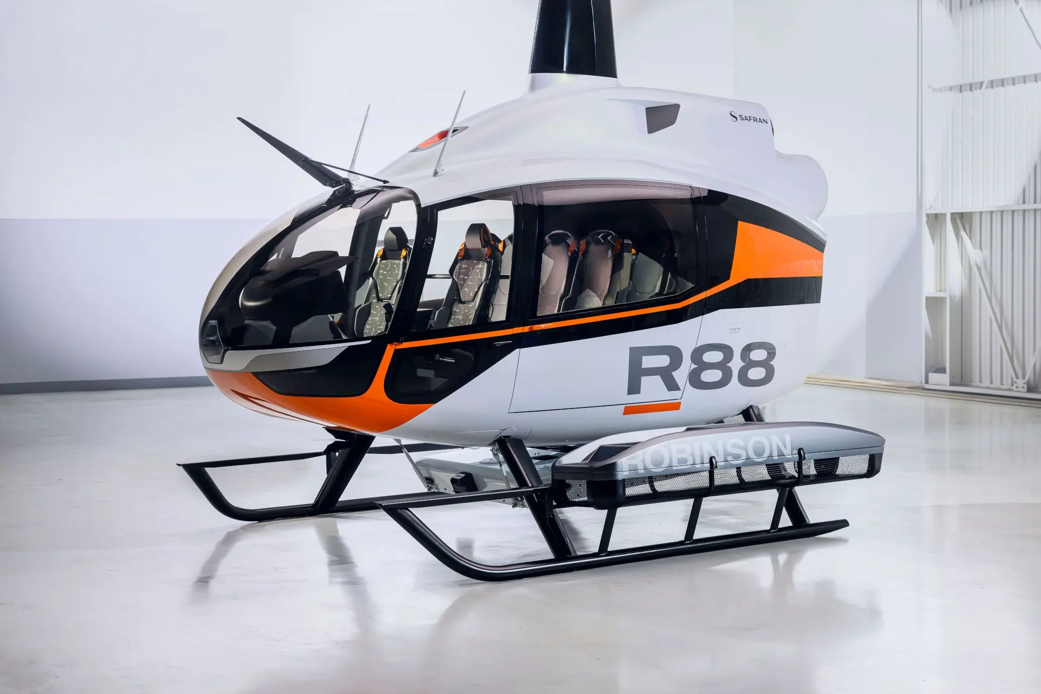Robinson released their new R88 helicopter this week. Photo courtesy of Robinson Helicopter Company.
