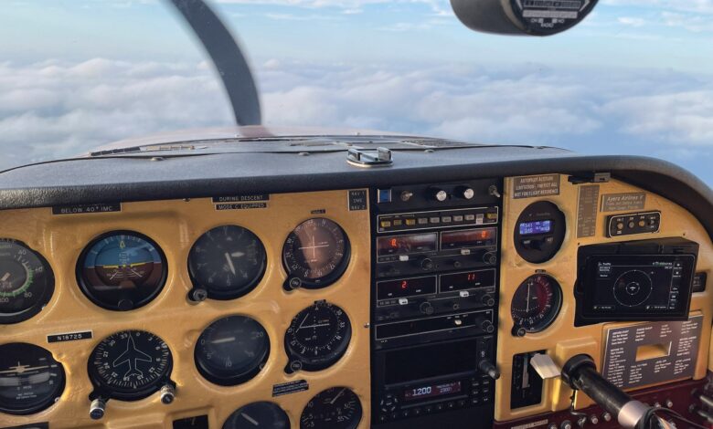Autopilot instrument panel