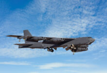 The B-52 in flight. There is a sign in the flight manual that says: fly the airplane.
