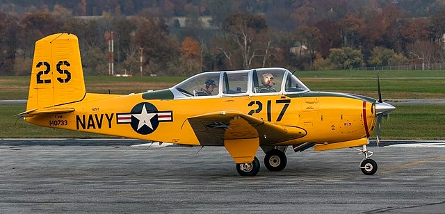 1955 Beechcraft D-45/T-34B Mentor [Credit: Wikimedia Commons]