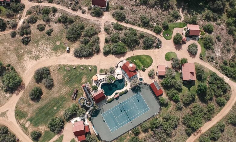 As seen from above, the Red Sands Ranch (1XS4) in Mason, Texas, acts as a secret aviation destination. [Credit: John Gilbert]